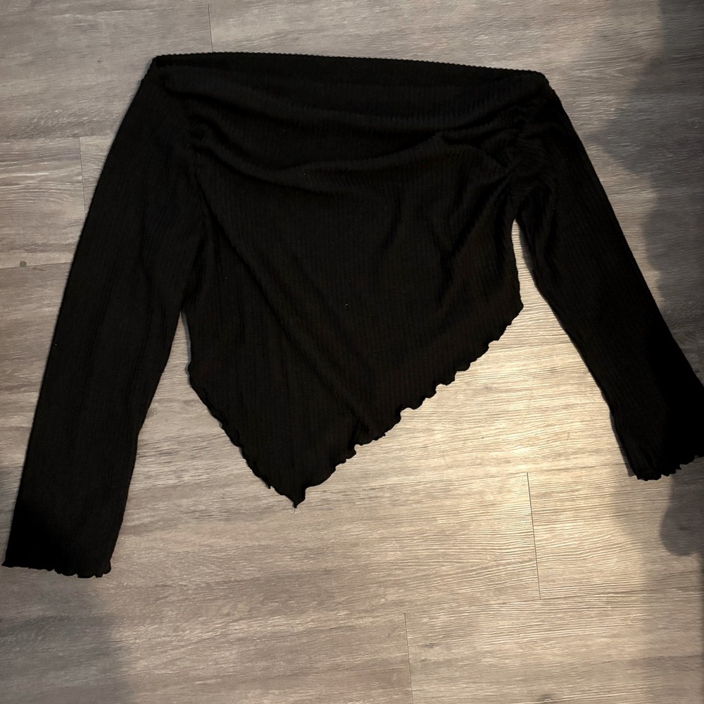 Black off the shoulder sweater 4x